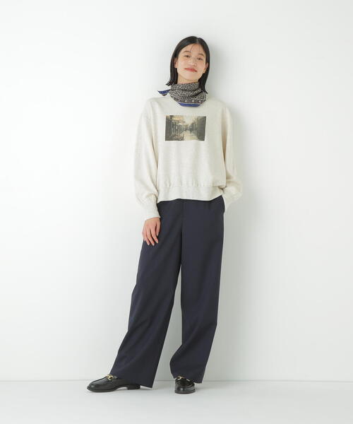 ヒューマンウーマン（human woman）/◆フォトプリントトレーナー ◇フォトプリントトレーナー（スウェット）｜human woman（ヒューマン