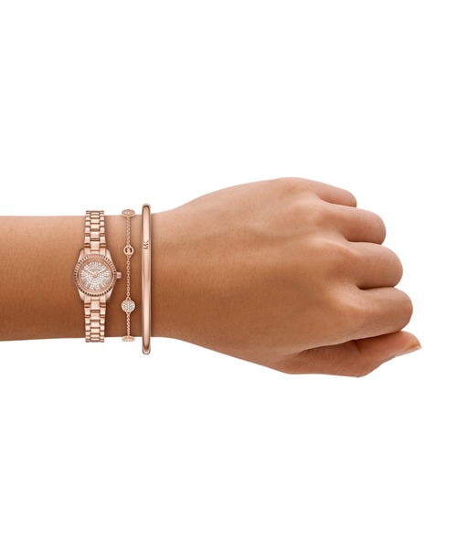 MICHAEL KORS(マイケルコース)の「マイケル・コース 腕時計 レディース アナログ ステンレス MK4946SET(アナログ腕時計・レディース・ピンクゴールド・FREE)」の4枚目の写真