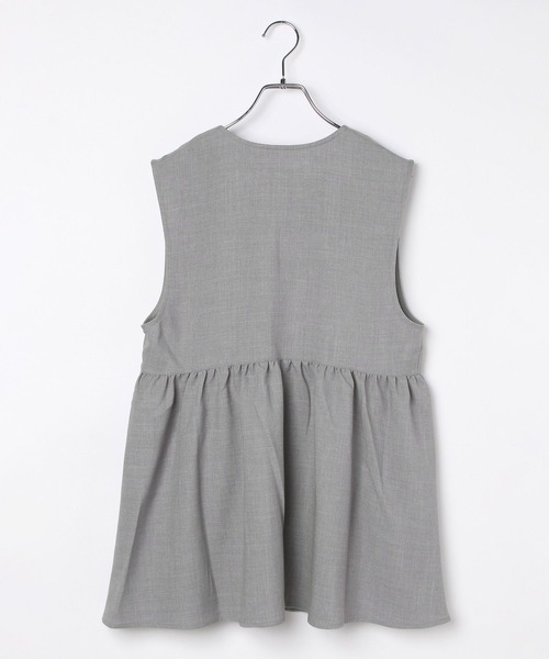 LEPSIM（レプシィム）の「ハニカムドビーベスト　572590（ベスト・レディース・ブラック/グレー/カーキブラウン・FREE）」の22枚目の写真