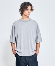 【ヴィンテージ加工】パウダーウォッシュ 半袖Tシャツ / オーバーサイズ
