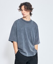 【ヴィンテージ加工】パウダーウォッシュ 半袖Tシャツ / オーバーサイズ
