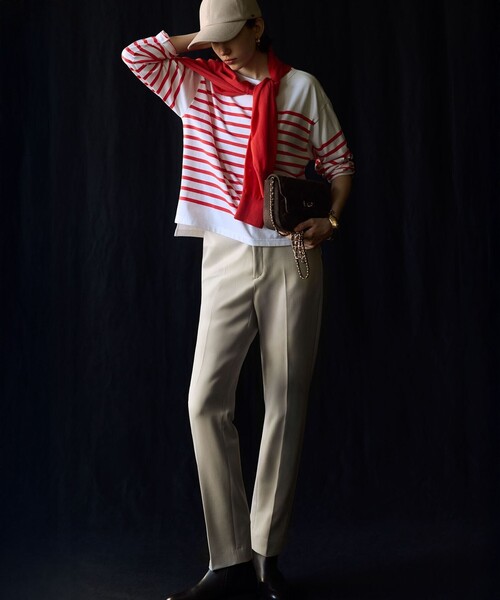 TRストレッチギャバ テーパード パンツ（その他パンツ）｜23区