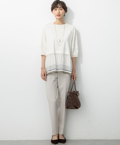 TRストレッチギャバ テーパード パンツ（その他パンツ）｜23区 S