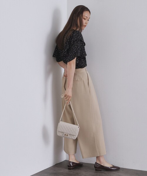 OPAQUE.CLIP（オペークドットクリップ）の「パフィーキルティングチェーンショルダーバッグ（ショルダーバッグ・レディース・ブラック/ブラック系1/オフホワイト/シルバー系その他7/ホワイト系9/ベージュ系6・00）」の12枚目の写真