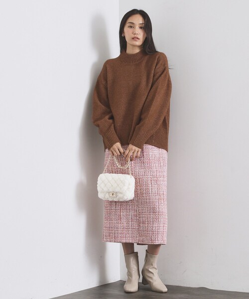 OPAQUE.CLIP（オペークドットクリップ）の「パフィーキルティングチェーンショルダーバッグ（ショルダーバッグ・レディース・ブラック/ブラック系1/オフホワイト/シルバー系その他7/ホワイト系9/ベージュ系6・00）」の18枚目の写真