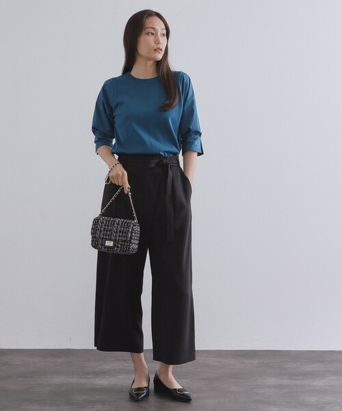 OPAQUE.CLIP（オペークドットクリップ）の「パフィーキルティングチェーンショルダーバッグ（ショルダーバッグ・レディース・ブラック/ブラック系1/オフホワイト/シルバー系その他7/ホワイト系9/ベージュ系6・00）」の22枚目の写真