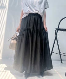 ♪アソートデザイン 切替えギャザーロングスカート