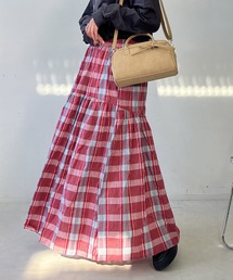 AS KNOW AS plus | ♪アソートデザイン 切替えギャザーロングスカート(スカート)