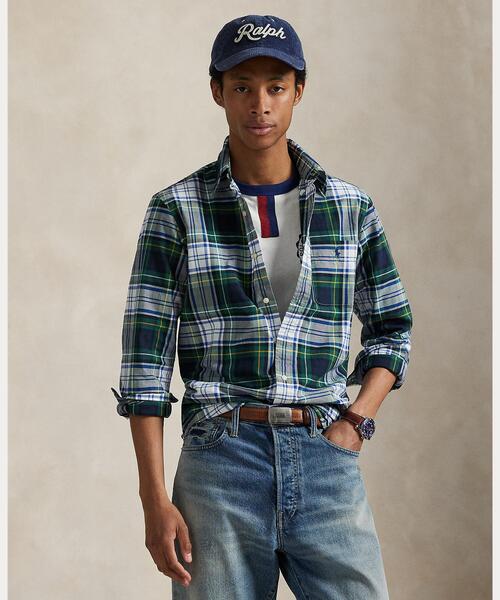 【美品】RALPH LAUREN チェックシャツ　　160㎝　150㎝　⑭ ラルフローレン チェックシャツ 160サイズ - メルカリ