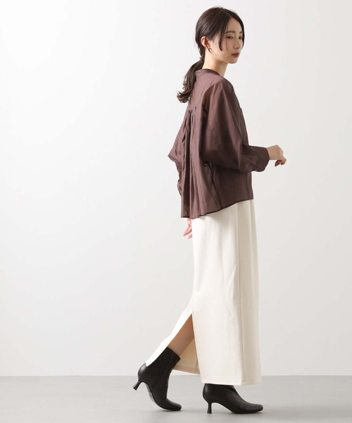 Gready Brilliant（グレディブリリアン）の「リブタイトスカート（スカート・レディース・アイボリー・36/38）」の5枚目の写真