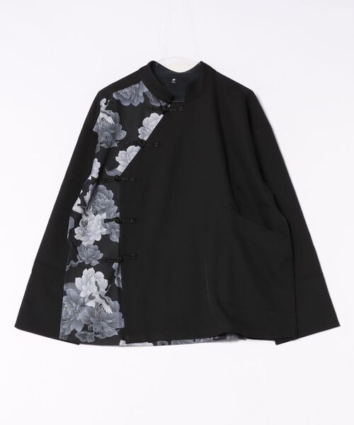 チャイハネ（チャイハネ）の「【チャイハネ】スラミアチャイナボタンMEN'Sトップス（その他トップス・メンズ・ブラック/ベージュ・FREE）」の2枚目の写真