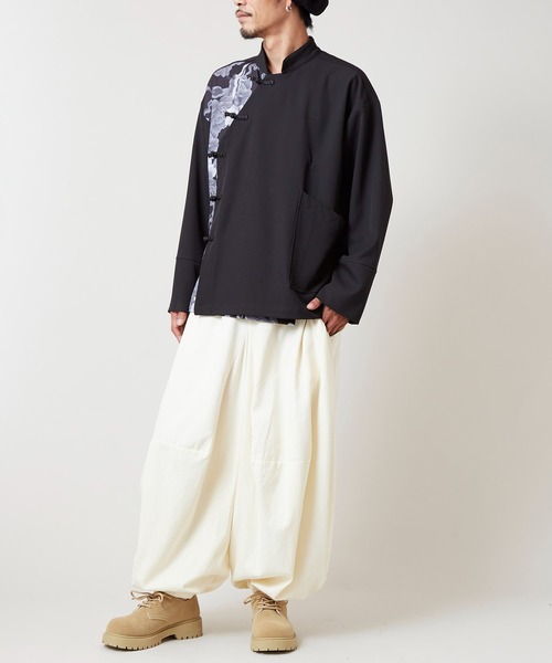 チャイハネ（チャイハネ）の「【チャイハネ】スラミアチャイナボタンMEN'Sトップス（その他トップス・メンズ・ブラック/ベージュ・FREE）」の5枚目の写真
