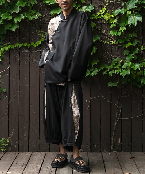 チャイハネ(チャイハネ)の「【チャイハネ】スラミアチャイナボタンMEN'Sトップス(その他トップス・メンズ・ブラック/ベージュ/ブラック系その他/カーキ・FREE)」の5枚目の写真