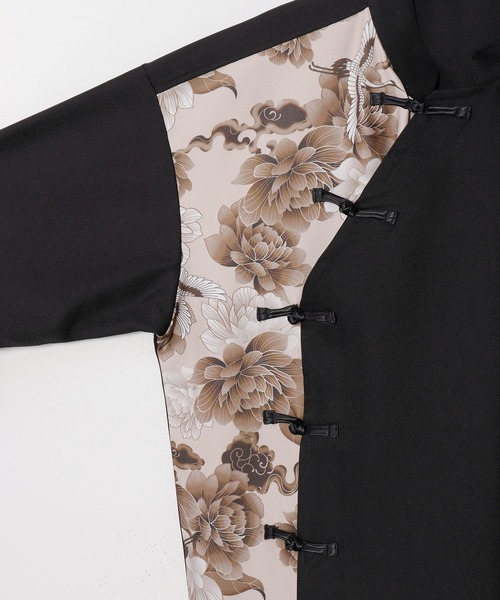 チャイハネ(チャイハネ)の「【チャイハネ】スラミアチャイナボタンMEN'Sトップス(その他トップス・メンズ・ブラック/ベージュ/ブラック系その他/カーキ・FREE)」の8枚目の写真