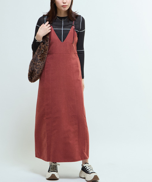 CONVERSE TOKYO（コンバーストウキョウ）の「PATCHWORK SHEER RIB TOP（Tシャツ/カットソー・レディース・ブラック/グレー/オフホワイト・FREE）」の9枚目の写真