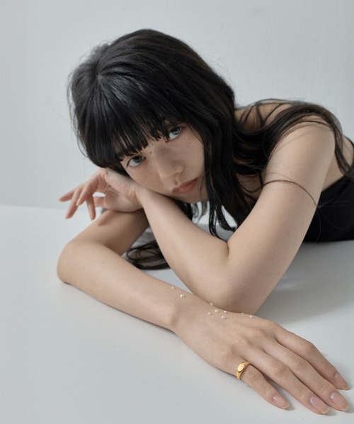 ORLEAN(オルレアン)の「【ORLEAN】 印台ピンキーリング(リング・レディース・ゴールド/シルバー・フリー)」の11枚目の写真