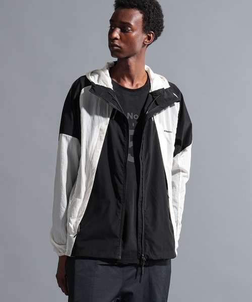 Cardinal XL ホワイト ナイロンジャケット Glossy Track Windbreaker（ナイロンジャケット）｜ODD STUDIO（オッド