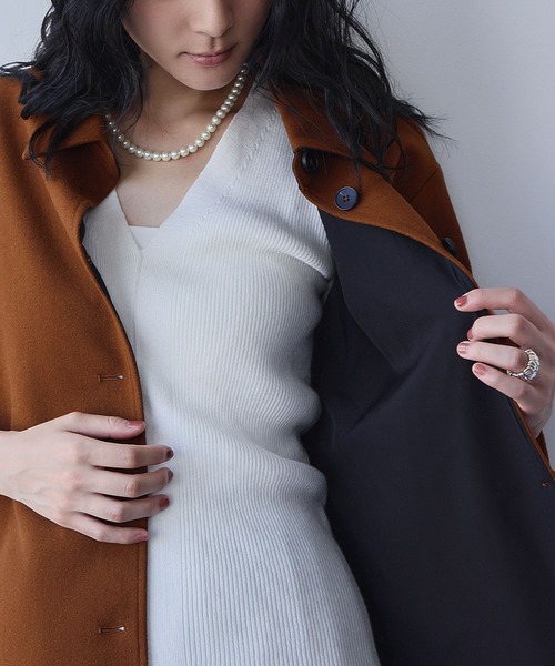 セール】【2025AW】 ウールライク オーバーサイズ シャツジャケット