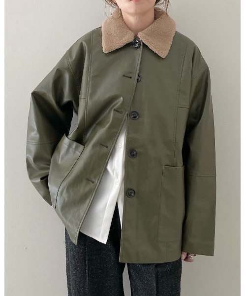 beauty-beast ミリタリージャケット　カバーオール PUBLIC TOKYO カバーオール ミリタリーポケットシャツ