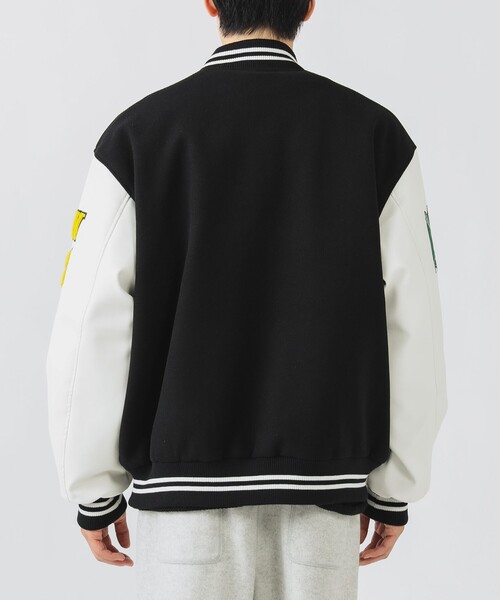 BEAMS HEART（ビームスハート）の「【完売間近】バーシティー ジャケット/Varsity Jacket（ビッグシルエット・ストリート）（ブルゾン・メンズ・ネイビー/ブラック・SMALL/MEDIUM/LARGE）」の9枚目の写真