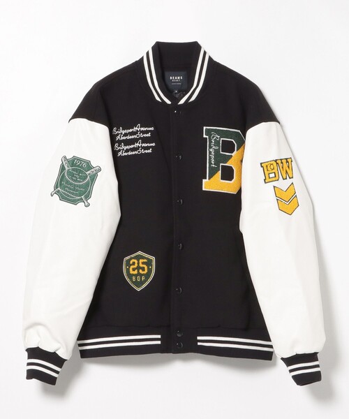 BEAMS HEART（ビームスハート）の「【完売間近】バーシティー ジャケット/Varsity Jacket（ビッグシルエット・ストリート）（ブルゾン・メンズ・ネイビー/ブラック・SMALL/MEDIUM/LARGE）」の15枚目の写真