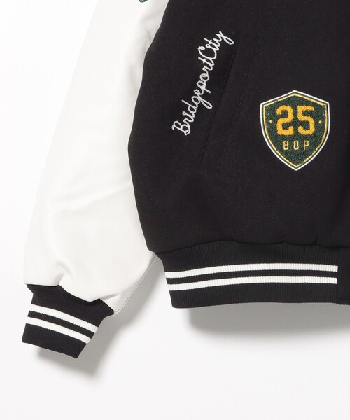 BEAMS HEART（ビームスハート）の「【完売間近】バーシティー ジャケット/Varsity Jacket（ビッグシルエット・ストリート）（ブルゾン・メンズ・ネイビー/ブラック・SMALL/MEDIUM/LARGE）」の16枚目の写真