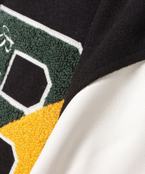 BEAMS HEART（ビームスハート）の「【完売間近】バーシティー ジャケット/Varsity Jacket（ビッグシルエット・ストリート）（ブルゾン・メンズ・ネイビー/ブラック・SMALL/MEDIUM/LARGE）」の19枚目の写真