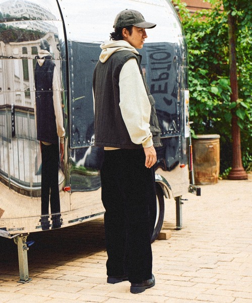 niko and...（ニコアンド）の「パネル切り替えパーカー（パーカー・メンズ・ブラック/アイボリー・LARGE/MEDIUM）」の10枚目の写真