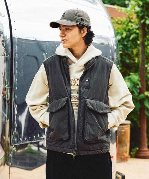 niko and...（ニコアンド）の「パネル切り替えパーカー（パーカー・メンズ・ブラック/アイボリー・LARGE/MEDIUM）」の13枚目の写真