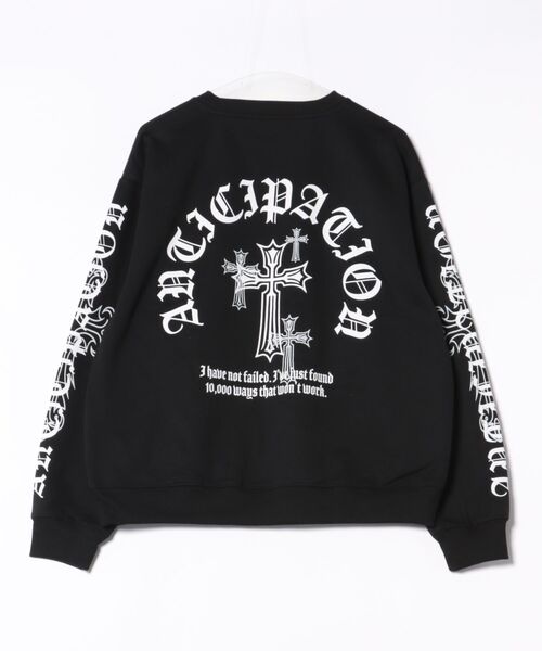 ８(eight)（エイト）の「ロゴプリントトレーナー（スウェット・メンズ・ブラック/ホワイト/ブラック系その他・MEDIUM/LARGE）」の4枚目の写真
