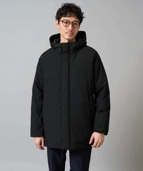 セール】【軽量/撥水】ラミネートダウンフードコート（ダウン