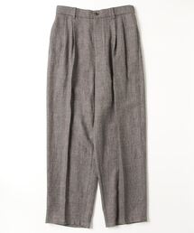 ATON | 【ATON】 LINEN WOOL TWILL LOOSE FIT PANTS(スラックス)