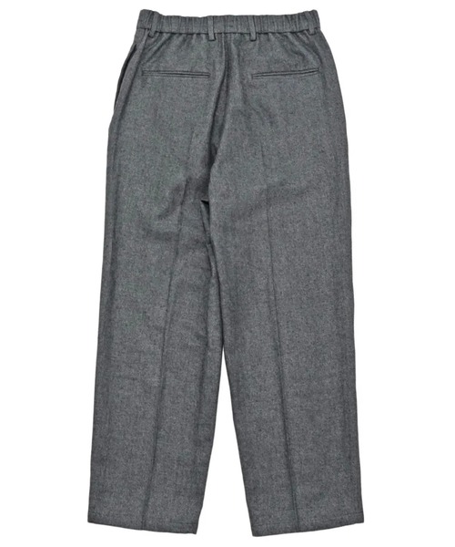 ATON（エイトン）の「【ATON】 LINEN WOOL TWILL LOOSE FIT PANTS（スラックス・メンズ・チェック/チャコールグレー・4）」の7枚目の写真