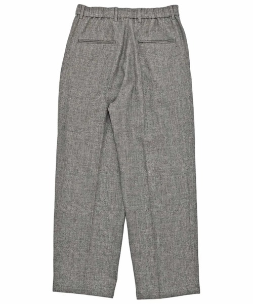 ATON（エイトン）の「【ATON】 LINEN WOOL TWILL LOOSE FIT PANTS（スラックス・メンズ・チェック/チャコールグレー・4）」の11枚目の写真