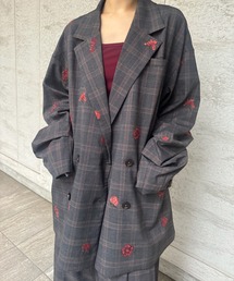Ameri(A)CHECK FLOWER PAPA JACKET(e[[hWPbg)