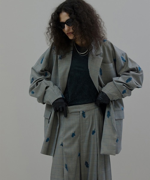 CHECK FLOWER PAPA JACKET（テーラードジャケット）｜Ameri