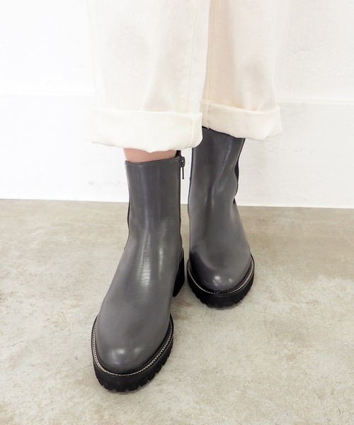cava cava（サヴァサヴァ）の「軽量｜サイドゴアブーツ　7420207（ブーツ・レディース・ブラック/ダークブラウン/ブルーグレー・22.5cm/23cm/23.5cm/24cm/24.5cm）」の12枚目の写真