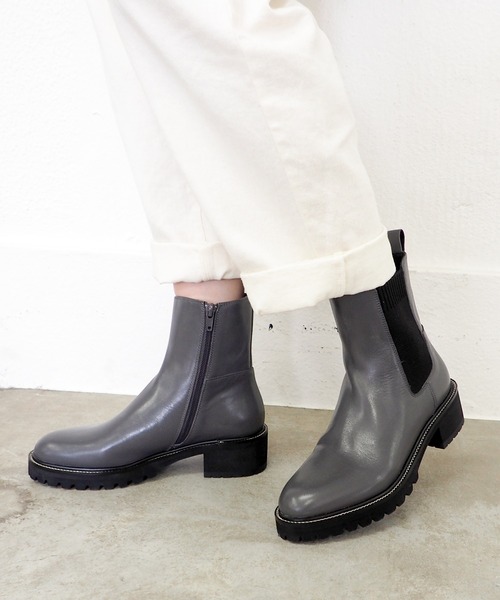 cava cava（サヴァサヴァ）の「軽量｜サイドゴアブーツ　7420207（ブーツ・レディース・ブラック/ダークブラウン/ブルーグレー・22.5cm/23cm/23.5cm/24cm/24.5cm）」の13枚目の写真