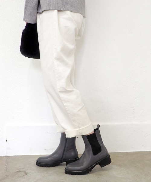 cava cava（サヴァサヴァ）の「軽量｜サイドゴアブーツ　7420207（ブーツ・レディース・ブラック/ダークブラウン/ブルーグレー・22.5cm/23cm/23.5cm/24cm/24.5cm）」の14枚目の写真