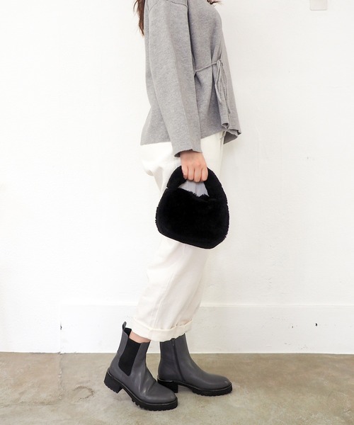 cava cava（サヴァサヴァ）の「軽量｜サイドゴアブーツ　7420207（ブーツ・レディース・ブラック/ダークブラウン/ブルーグレー・22.5cm/23cm/23.5cm/24cm/24.5cm）」の15枚目の写真