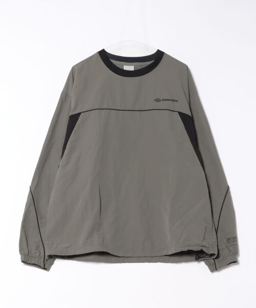 ８(eight)（エイト）の「ナイロンタスラン切替プルオーバー（スウェット・メンズ・ブラック系その他/カーキ系1/ホワイト系その他・MEDIUM/X-LARGE/LARGE）」の3枚目の写真