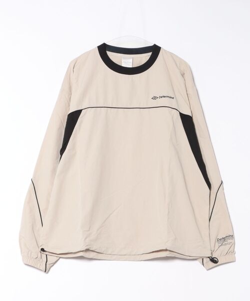 ８(eight)（エイト）の「ナイロンタスラン切替プルオーバー（スウェット・メンズ・ブラック系その他/カーキ系1/ホワイト系その他・MEDIUM/X-LARGE/LARGE）」の2枚目の写真