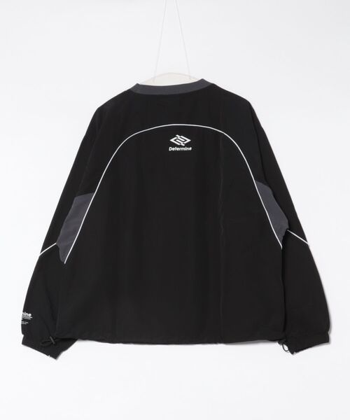 ８(eight)（エイト）の「ナイロンタスラン切替プルオーバー（スウェット・メンズ・ブラック系その他/カーキ系1/ホワイト系その他・MEDIUM/X-LARGE/LARGE）」の4枚目の写真