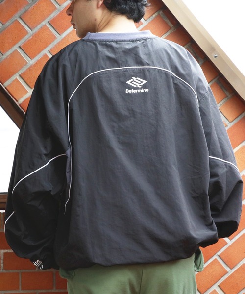 ８(eight)（エイト）の「ナイロンタスラン切替プルオーバー（スウェット・メンズ・ブラック系その他/カーキ系1/ホワイト系その他・MEDIUM/X-LARGE/LARGE）」の6枚目の写真