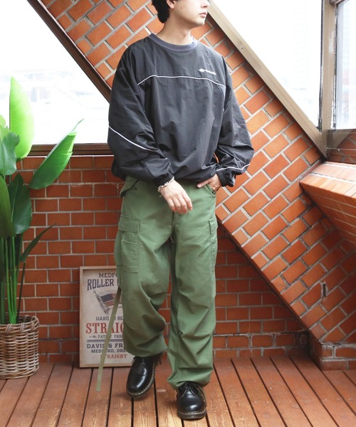 ８(eight)（エイト）の「ナイロンタスラン切替プルオーバー（スウェット・メンズ・ブラック系その他/カーキ系1/ホワイト系その他・MEDIUM/X-LARGE/LARGE）」の10枚目の写真