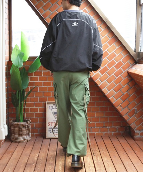 ８(eight)（エイト）の「ナイロンタスラン切替プルオーバー（スウェット・メンズ・ブラック系その他/カーキ系1/ホワイト系その他・MEDIUM/X-LARGE/LARGE）」の12枚目の写真