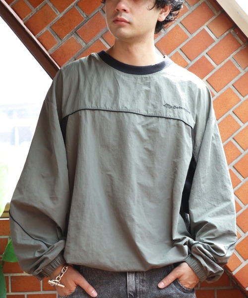 ８(eight)（エイト）の「ナイロンタスラン切替プルオーバー（スウェット・メンズ・ブラック系その他/カーキ系1/ホワイト系その他・MEDIUM/X-LARGE/LARGE）」の15枚目の写真