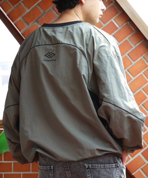 ８(eight)（エイト）の「ナイロンタスラン切替プルオーバー（スウェット・メンズ・ブラック系その他/カーキ系1/ホワイト系その他・MEDIUM/X-LARGE/LARGE）」の16枚目の写真