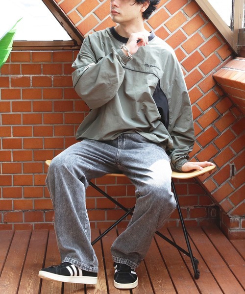 ８(eight)（エイト）の「ナイロンタスラン切替プルオーバー（スウェット・メンズ・ブラック系その他/カーキ系1/ホワイト系その他・MEDIUM/X-LARGE/LARGE）」の20枚目の写真