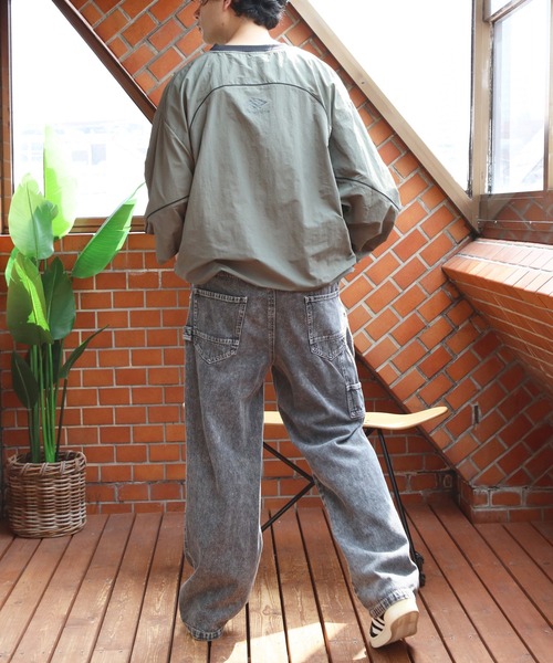 ８(eight)（エイト）の「ナイロンタスラン切替プルオーバー（スウェット・メンズ・ブラック系その他/カーキ系1/ホワイト系その他・MEDIUM/X-LARGE/LARGE）」の22枚目の写真